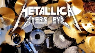 Metallica  Dyers Eve Drum Cover w Foot Cam [upl. by Enyawd]