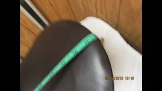 Jeffries Used Dressage Saddle 175quot N23606 [upl. by Berkow]