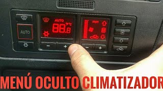 Menú OCULTO climatizador  clima HIDDEN MENÚ  CLIMATIZADOR VAG [upl. by Dviad]