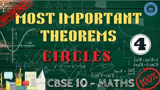 Circles Theorem  Most Important Theorems  Class 10 CBSE  4 [upl. by Haimrej]