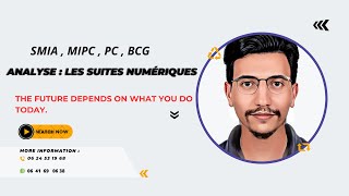 Analyse  Les Suites Numériques S1  SMIA  MIPC  PC  BCG 1 [upl. by Ydroj503]