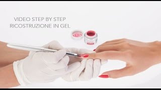 Tutorial ricostruzione unghie in gel con cartine nail form [upl. by Ailey]