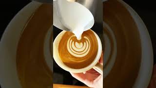 Latte Art Tutorial  Latte art layer heart [upl. by Atiuqahc]