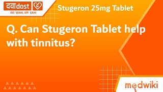 Q Can Stugeron Tablet help with tinnitus [upl. by Ecnedac]