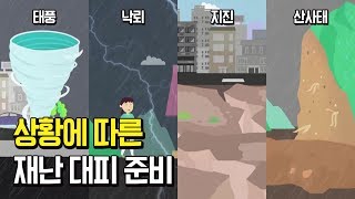 재난 상황에 따른 대처 및 대피 요령 [upl. by Lerrej]