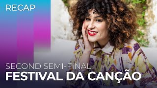 Festival da Canção 2024 Portugal  Second SemiFinal  RECAP [upl. by Irami851]