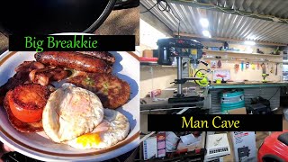 2023 Ep 15 Big Brekkie on the Akorn Jr and we have a look at my Man Cave [upl. by Sessilu]