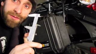 Kawasaki KLR650  Tool Box Installation and Luggage Rack System Review [upl. by Ezechiel]