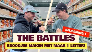 BROODJES MAKEN MET 1 LETTER Broodjestester Battles Afl 1 [upl. by Oluap]