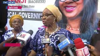 Wife Of Ekiti Governor Embarks On Tour Of Local Govt Areas [upl. by Aicsila]