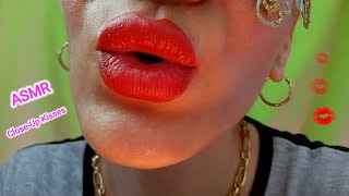 ASMR lens kisses  close up asmr kisses  ASMR kisses candle  CloseUp ASMR Kisses for Sleep [upl. by Nelrah77]