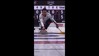 Gushue scores 1 point to go the the final  Coop Canadian Open [upl. by Foushee]