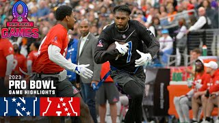 NFC vs AFC Flag Football  2023 Pro Bowl Game 2 Highlights [upl. by Eerdna]