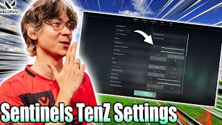 Sentinels TenZ Valorant Settings  TenZ Sensitivity 2024 [upl. by Yddet55]