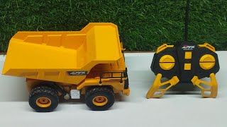 Rechargeable Rc powerfull Truck 4x4 Dumper truck unboxing and testing  AV activities [upl. by Jerroll]