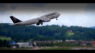 Iron Maiden  Ed Force One Takeoff  Zurich Airport 04062016 [upl. by Hutchings]