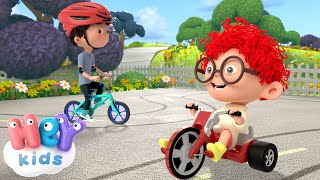 Fietsen Kinderliedje 🚲 Peuterfilmpjes Nederlands  HeyKids [upl. by Sherfield]