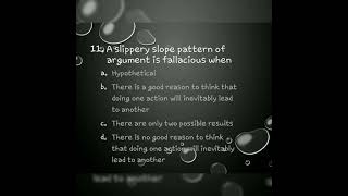 MCQS ON LOGICAL FALLACIES LOGIC AND CRITICAL THINKING LCT 162 [upl. by Eiramannod]