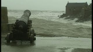 Weather event as rain and seas lash Cornwall [upl. by Sofia]