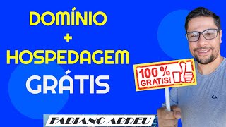 ESTRUTURA PRÓPRIA GRÁTIS  DOMÍNIOHOSPEDAGEMWORDPRESSSSL GRATUITO [upl. by Laden]