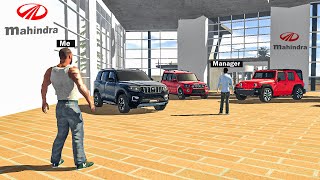 Stealing Every MAHINDRA Cars From SHOWROOM INDIAN BIKES DRIVING 3D [upl. by Eimrots]