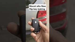 Maruti alto New flip key making automobile india scorpio alto kunci key keys car [upl. by Grochow679]