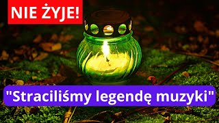 Nie żyje legenda muzyki Miał 45 lat [upl. by Nyla]