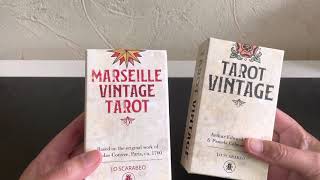 Marseille Vintage tarot  Lo Scarabeo  Nicolas Conver 17601761 [upl. by Arutak89]