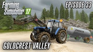 Lets Play Farming Simulator 2017  Goldcrest Valley  Episode 33 [upl. by Adiana]