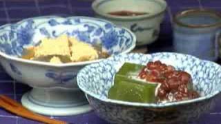 How to Make Macha Kuzumochi Green Tea Mochi Dessert with Kudzu Powder Recipe  Cooking with Dog [upl. by Ditzel866]