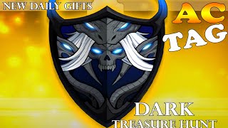 AQW NEW GORGONS GAZE RARE GAUNLET amp SHIELD RARE HOUSE WALL ITEM l DARK TREASURE HUNT JOIN MUSEUM [upl. by Assetniuq]