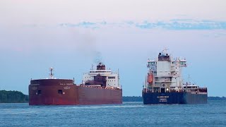 The largest great lakes freighter and the newest great lakes freighter [upl. by Dewhirst]