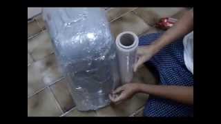 How to Wrap your Baggage Manually with Cling Film [upl. by Anatolio]