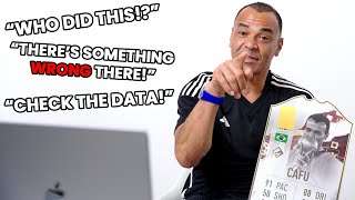 ICON CAFU REACTS TO HIS FIFA STATS [upl. by Zuleika]