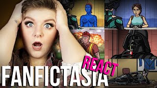 FANFICTASIA  EPISODE 3  Girls React [upl. by Etnovad457]