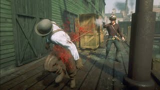 Red dead redemption 2  Funny amp brutal Ragdoll Vol 136 [upl. by Minardi172]