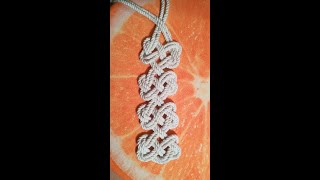 Macrame knots 4 Celtic motif [upl. by Bernardina]