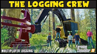 The Big Swamp Trees  Logging Crew 47  Farming Simulator 2019  FDR Logging [upl. by Hasseman]