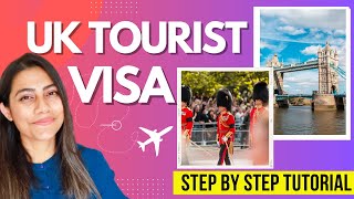 How to apply  UK Visitor Visa Online 2023  UK Tourist Visa Step by Step Tutorial [upl. by Service]