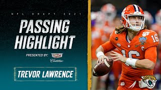 Trevor Lawrence Top Touchdowns  2021 NFL Draft Highlights [upl. by Halueb68]