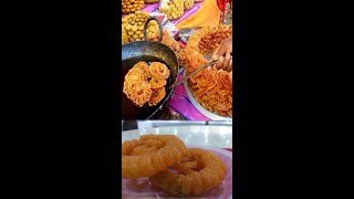 Indian street FoodTasty fried imarti indian sweet jhangri Urad dal jalebiFood express santosh [upl. by Manheim333]