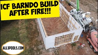 ICF Barndo Build After Fire [upl. by Aharon]