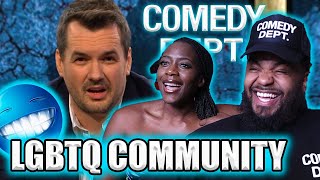 Jim Jefferies LGBT Community BLACK AMERICAN COUPLE REACTS [upl. by Enom]