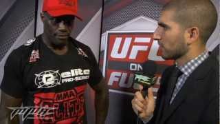 UFC 149 Injured Cheick Kongo Apologizes for Performance [upl. by Ardeahp]