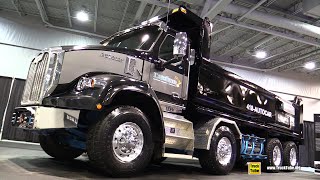 2022 Autocar DC64 Dump Truck  Exterior Interior Walkaround Tour  2021 Salon Camion Lourd Quebec [upl. by Marjory398]