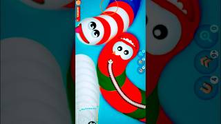 Worms Zone Hack Tricks 😱  Worms Zone Best Gameplay  snakegame snake wormszone gaming [upl. by Vasya]