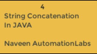 4  String Concatenation in Java Hindi [upl. by Pren]