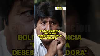 BOLIVIA DENUNCIA “ESCALADA DESESTABILIZADORA” A LA DEMOCRACIA POR BLOQUEOS DE ‘EVISTAS’ [upl. by Rednael79]