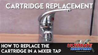 How to replace the cartridge in a mixer tap [upl. by Husein]