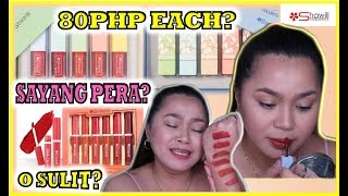 NEW SHAWILL LIPTINT SET MATTE LIP GLOSS SET BLOSSOM LIPSTICK COLLECTION SWATCHES amp REVIEW [upl. by Consalve558]